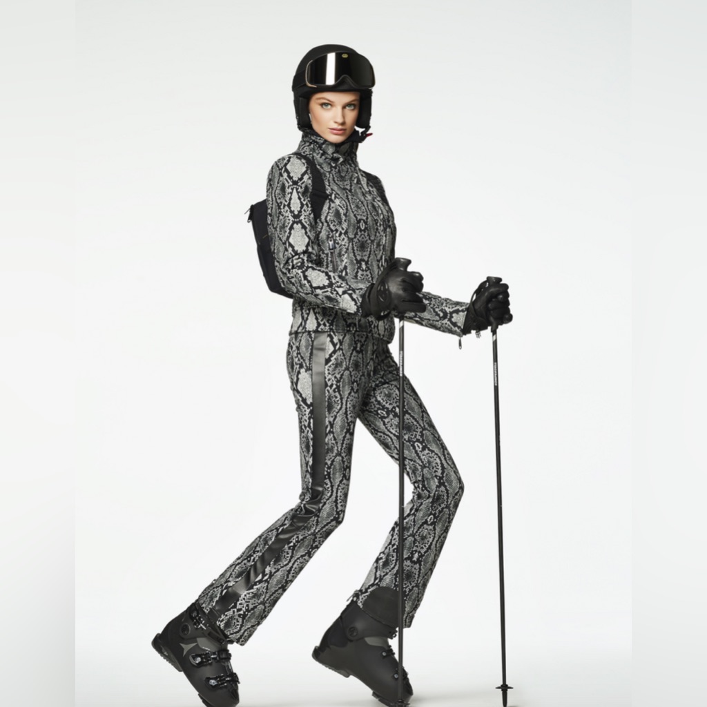 Goldbergh Ski Pullover Sand Python Print